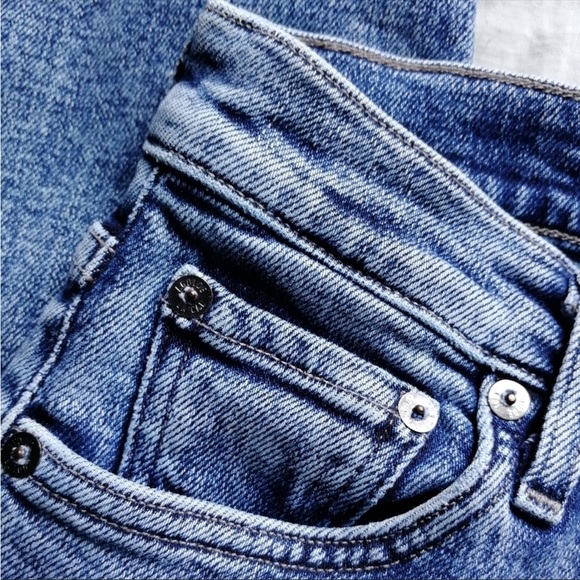 AGOLDE Nico High Rise Slim Jeans Retreat Recycled Cotton W25 - Picture 10 of 10